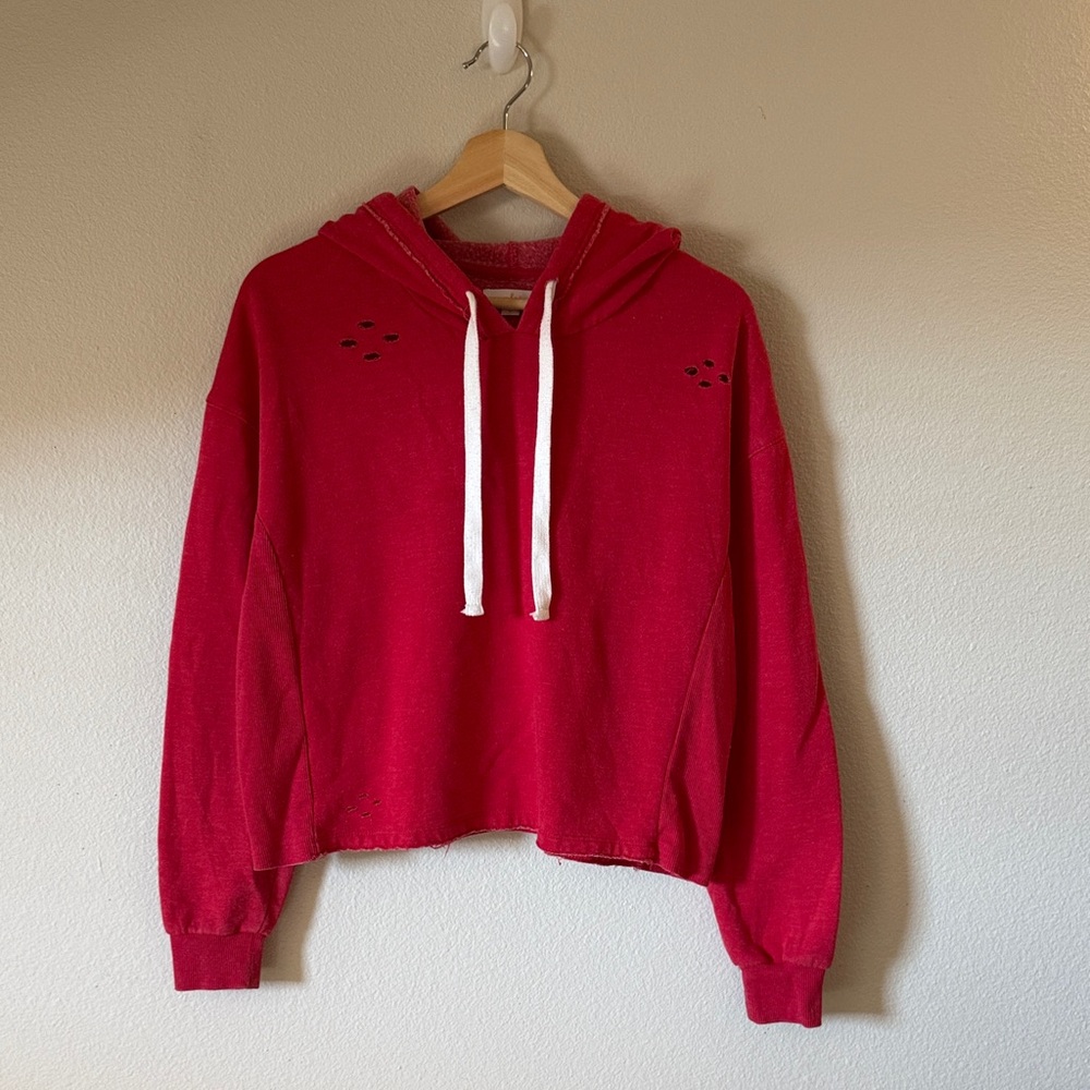 Colsie Red Women's Pullover Hoodie